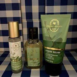 NWT Bath & Body Works Eucalyptus & Spearmint 3 piece set